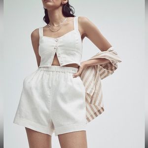 NWT Madewell Modular Linen Romper